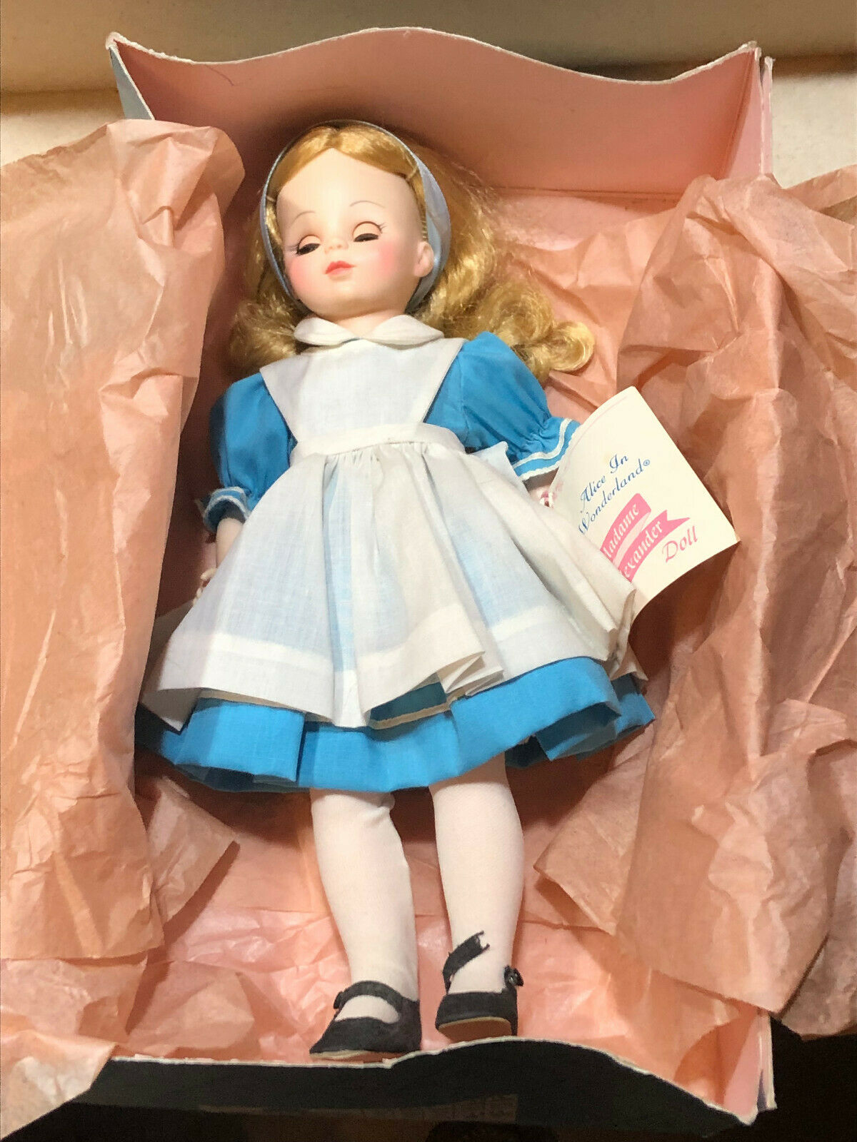 Vintage Madame Alexander Alice In Wonderland 13" Doll #1552 With Tag Pls Read