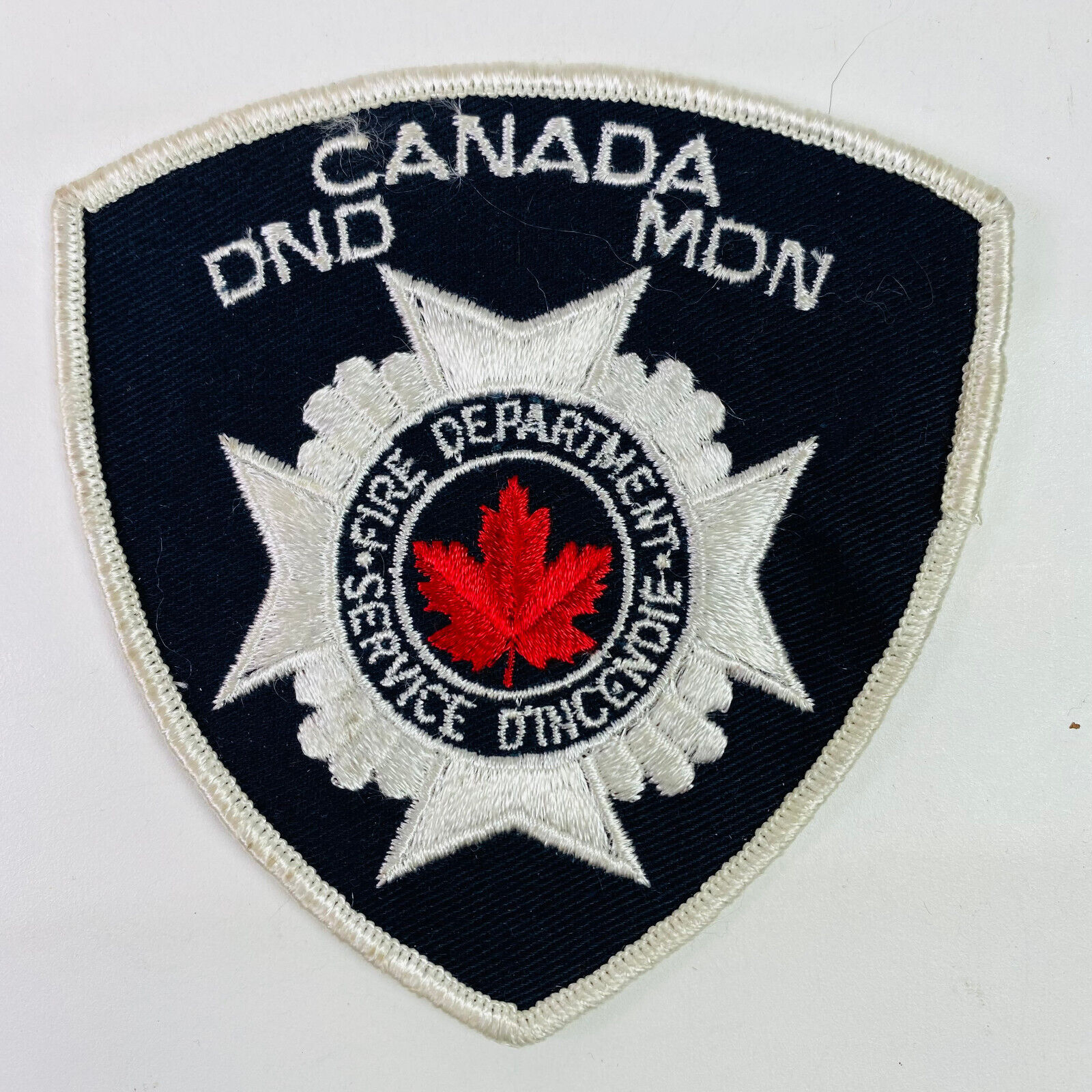 Dnd Mdn Fire Department Canada Patch N10a