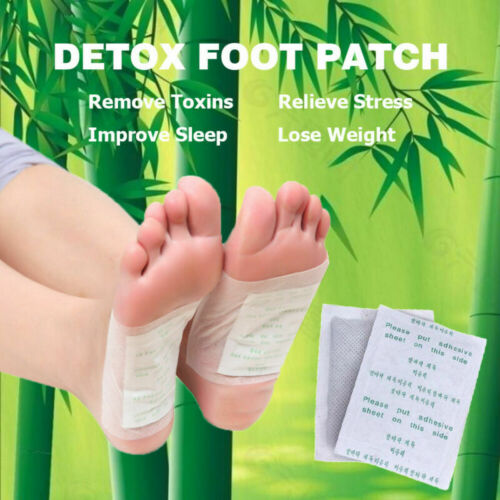 10-100 Pcs Detox Foot Pads Detoxify Patch Toxins Fit Health Care Pad Cleanse
