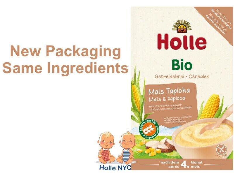 Holle Organic Corn & Tapioca Porridge Cereal 250g Free Shipping