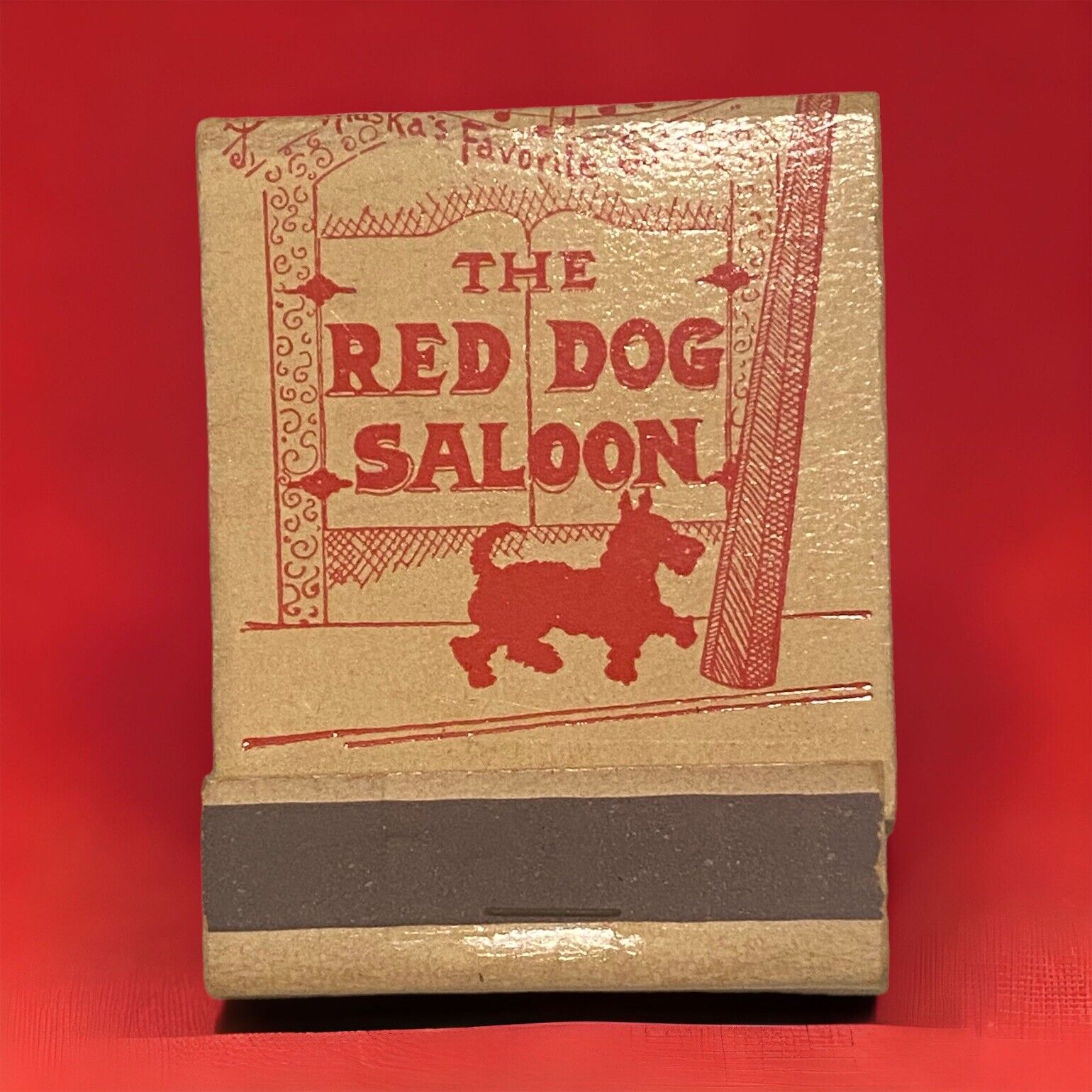 Red Dog Saloon Juneau, Alaska Matchbook. Complete