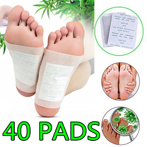 40 Pcs Detox Foot Pads Patch Detoxify Toxins Fit Health Care Pad Cleanse Health