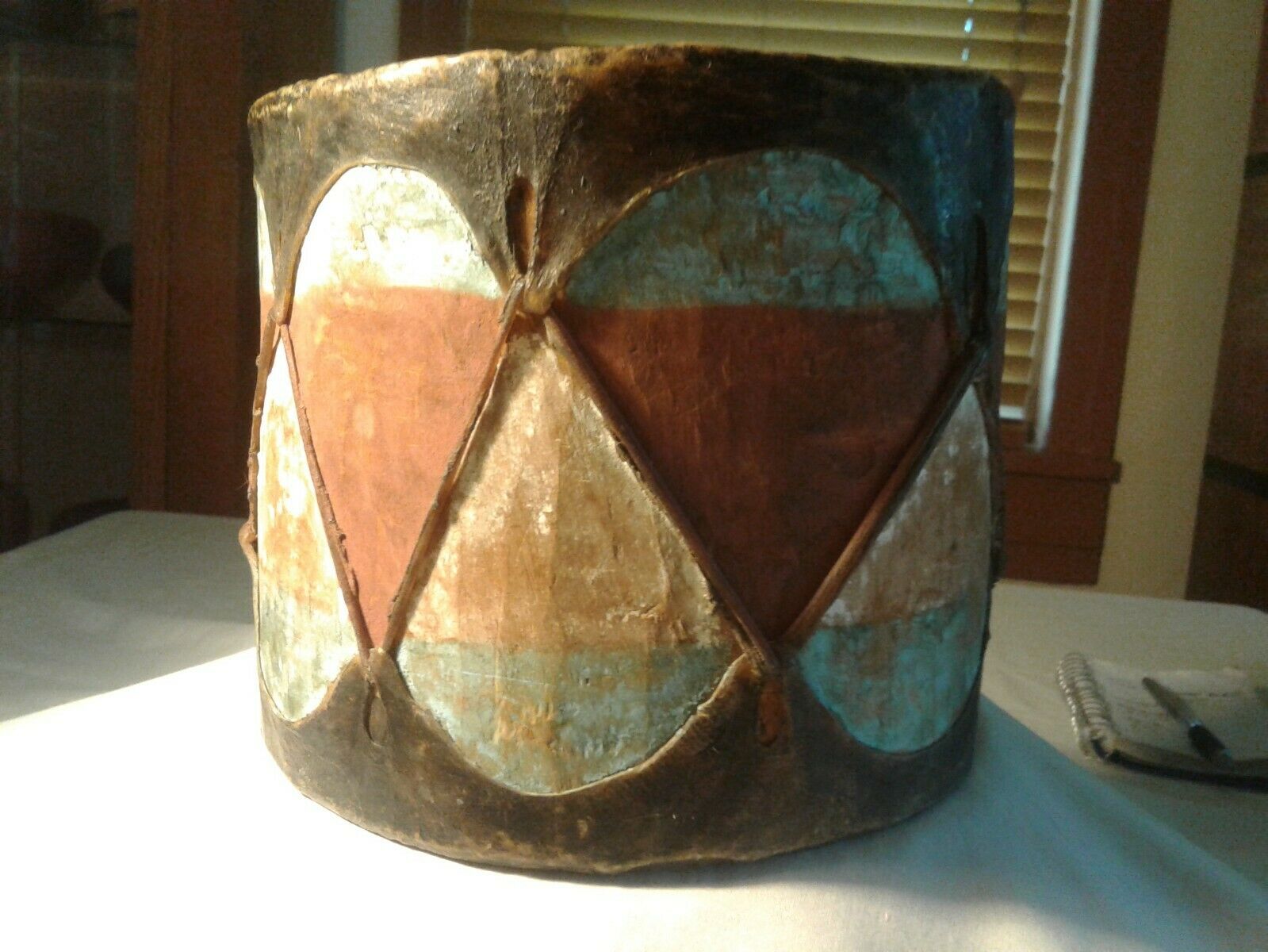Great Antique Cochiti Pueblo Drum