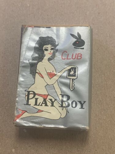 Vintage Club Play Boy Matchbook With Directions And Phone #877 4548. Pin Up