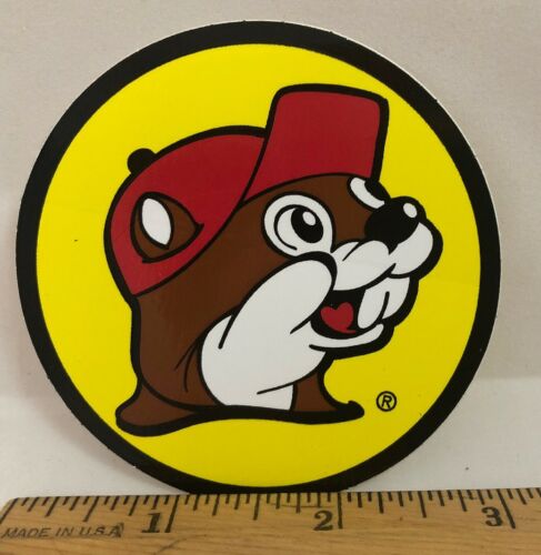 Buc-ee’s Sticker - Decal Beaver Logo 3” Inch New