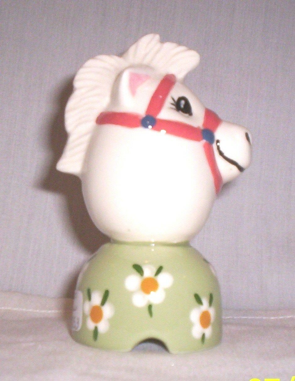 Horse  #800 16.1185.3  Ceramic Character Egg Horse Pie Vent