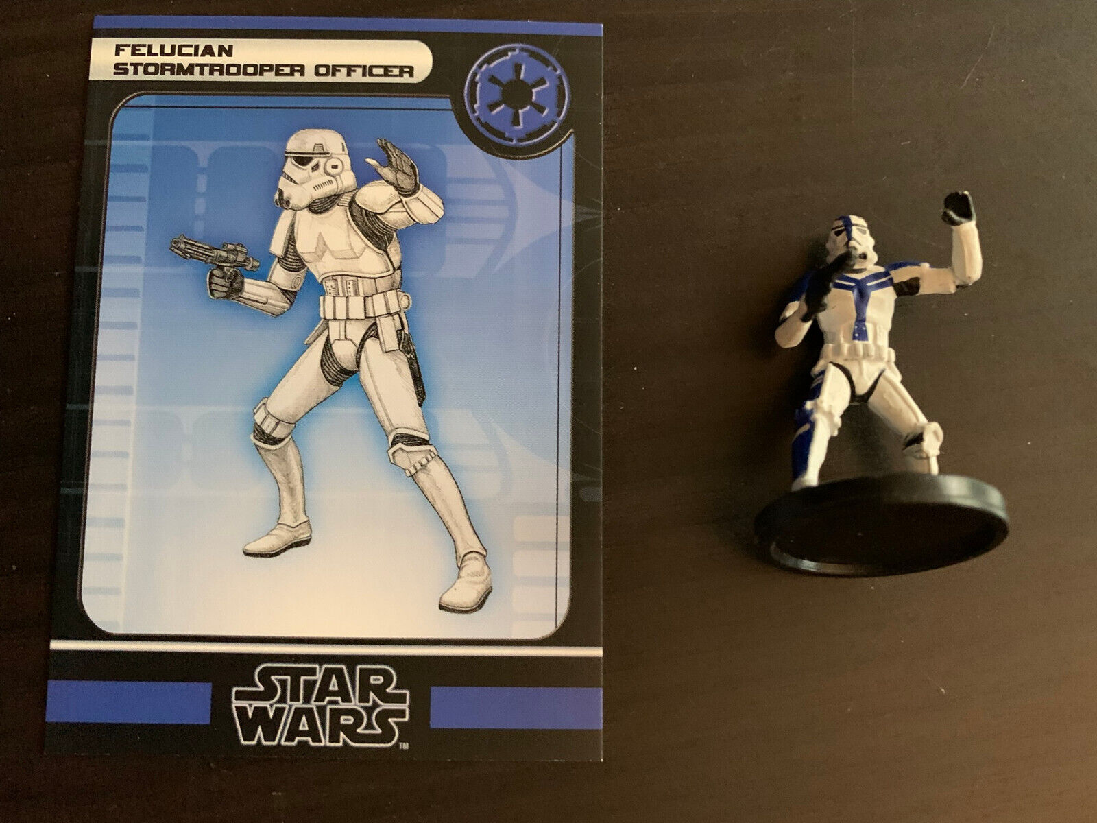 Star Wars Miniatures - Felucian Stormtrooper Officer - Force Unleashed 35/60 - U