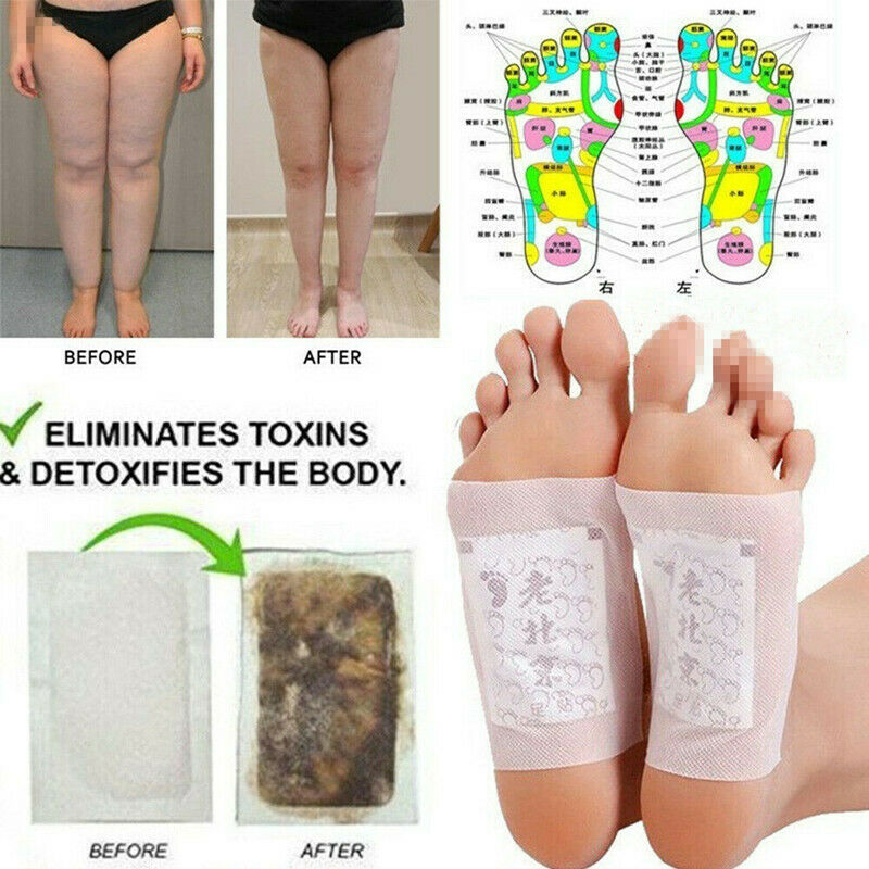 10-100pcs Detox Foot Pads Patch Detoxify Toxins Adhesive Keeping Fit Health Care