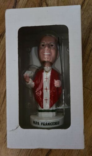 Pope Papa Francesco Bobblehead Catholic Church Rare Limited Edition Vatican Nib