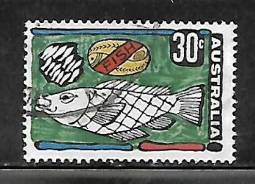 Va357 Australia #521 Used Stamp - Light Cds Cancel