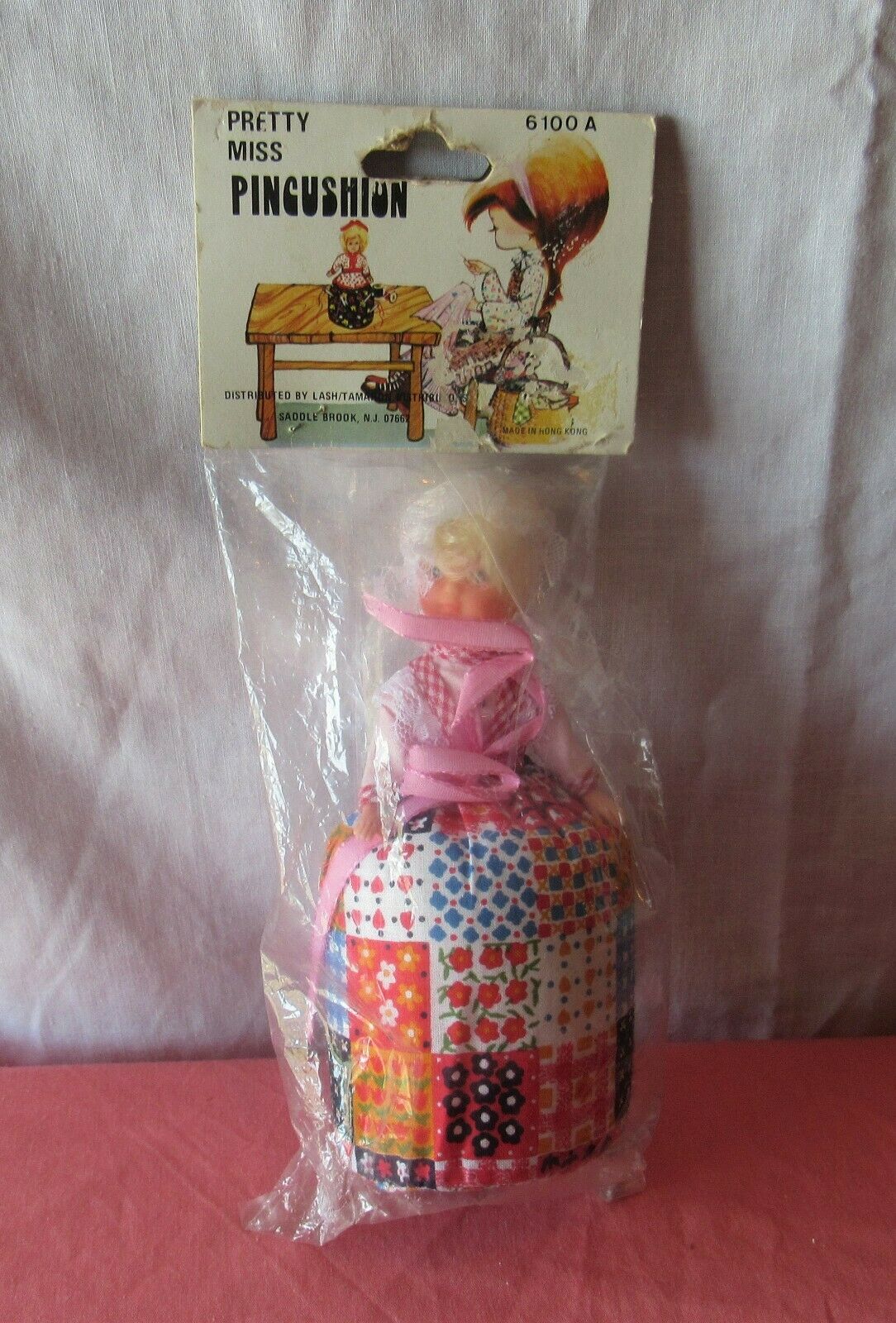 Vintage Pretty Miss Doll Pincushion  New & Sealed