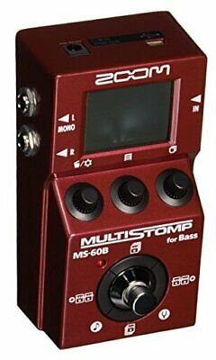 Ms-60b Multistomp Bass Guitar Effects Pedal, Single Stompbox Size, 58 Built