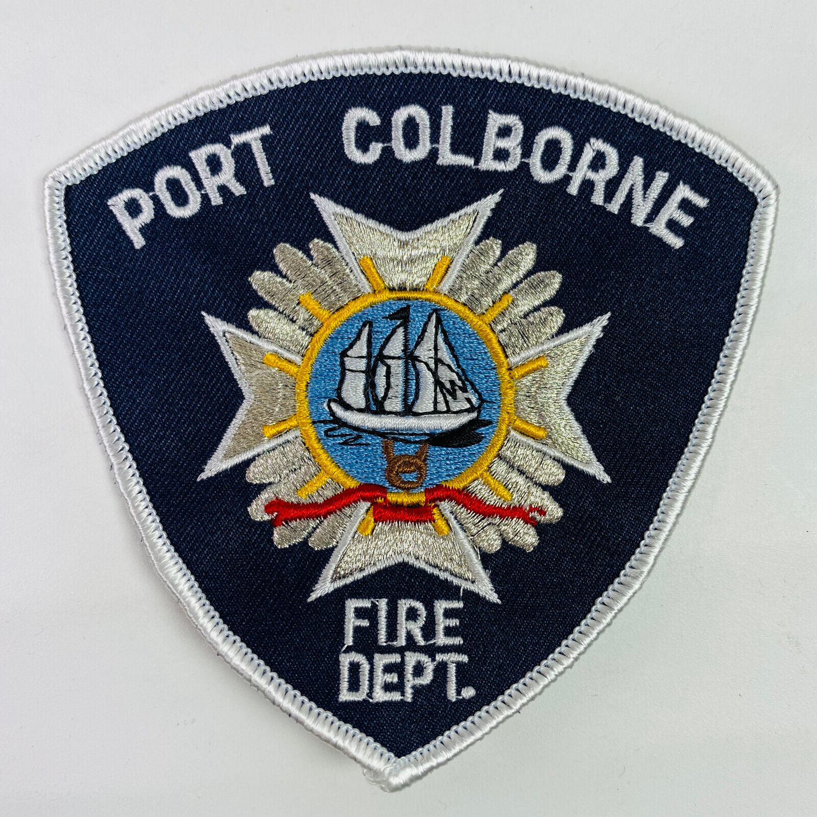 Port Colborne Fire Department Canada Sailboat Patch N10b