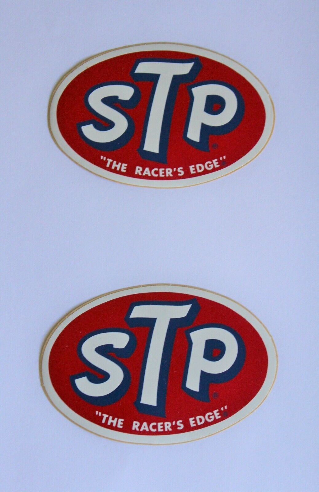 1968 Stp 2 Vintage The Racers Edge 4" Stickers Decals Nascar Nhra Petty Nos