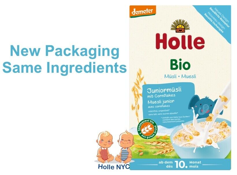 Holle Organic Junior Muesli Multigrain Porridge With Cornflakes Free Shipping