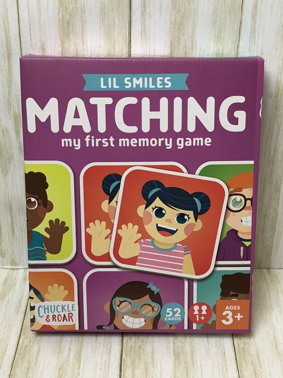 Chuckle & Roar Lil Smiles Matching Game - My First Memory Game