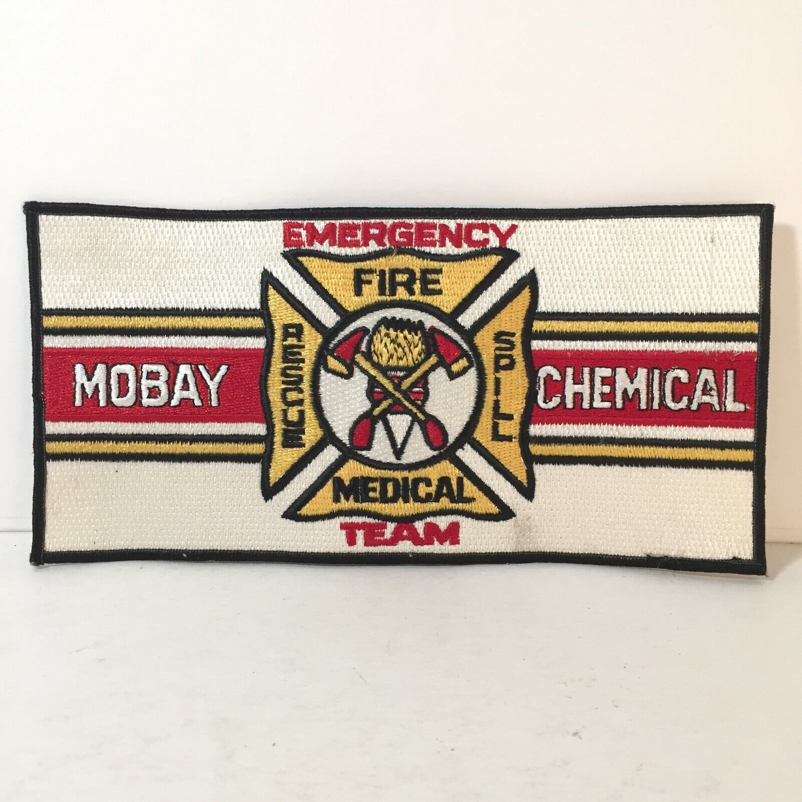 Fire Dept Patch Badge Mobay Chemical Emergency Team
